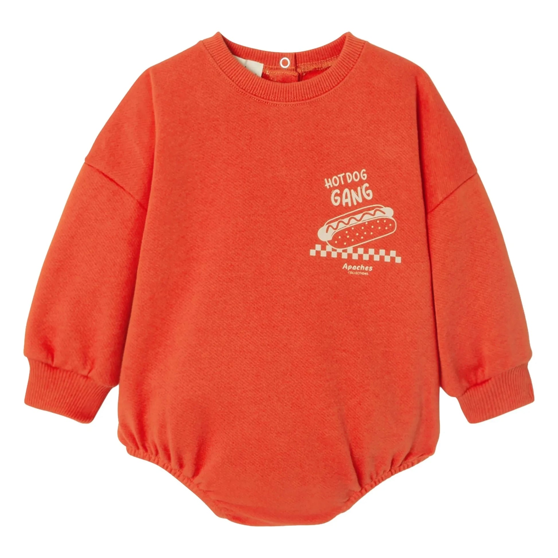 Apaches - Carma Hot-Dog romper | Orange