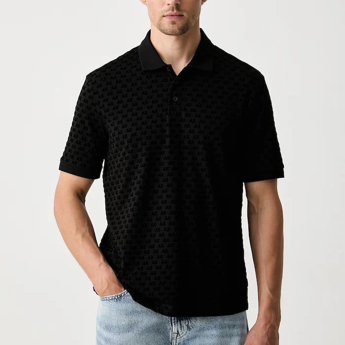 Armani Exchange erkek pamuklu polo yaka tişört