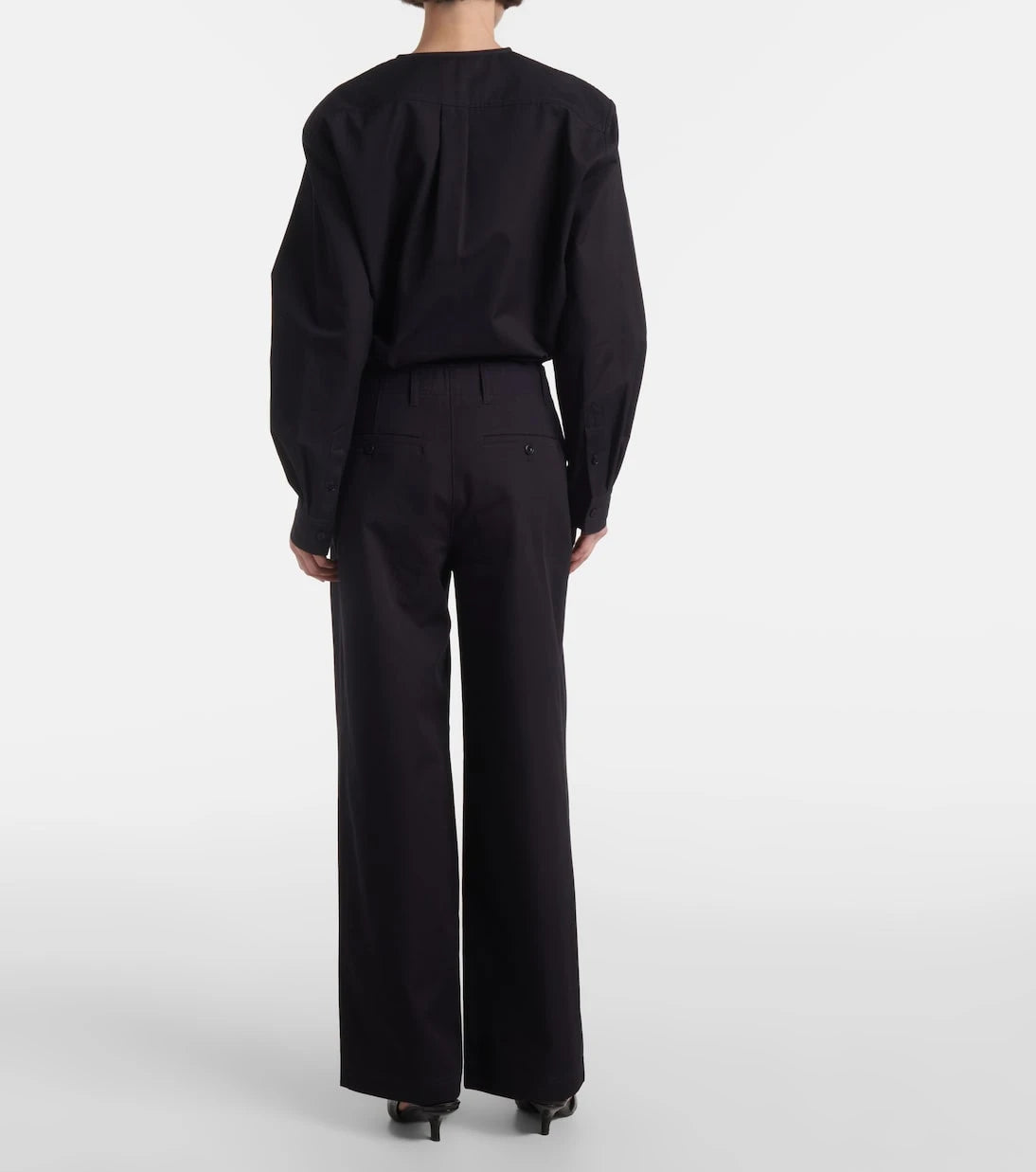 Toteme - Mid-rise cotton twill chinos