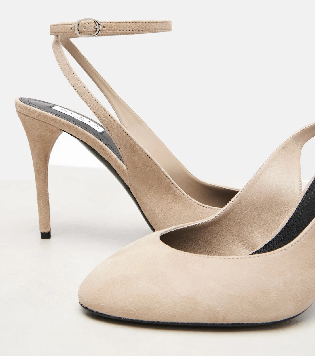 Alaïa - Decolette 90 suede pumps