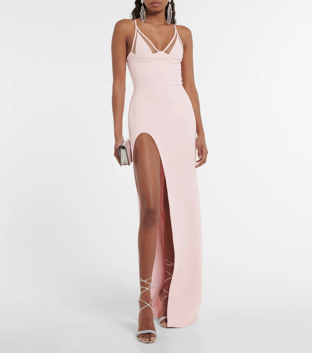 David Koma - Side-slit maxi dress