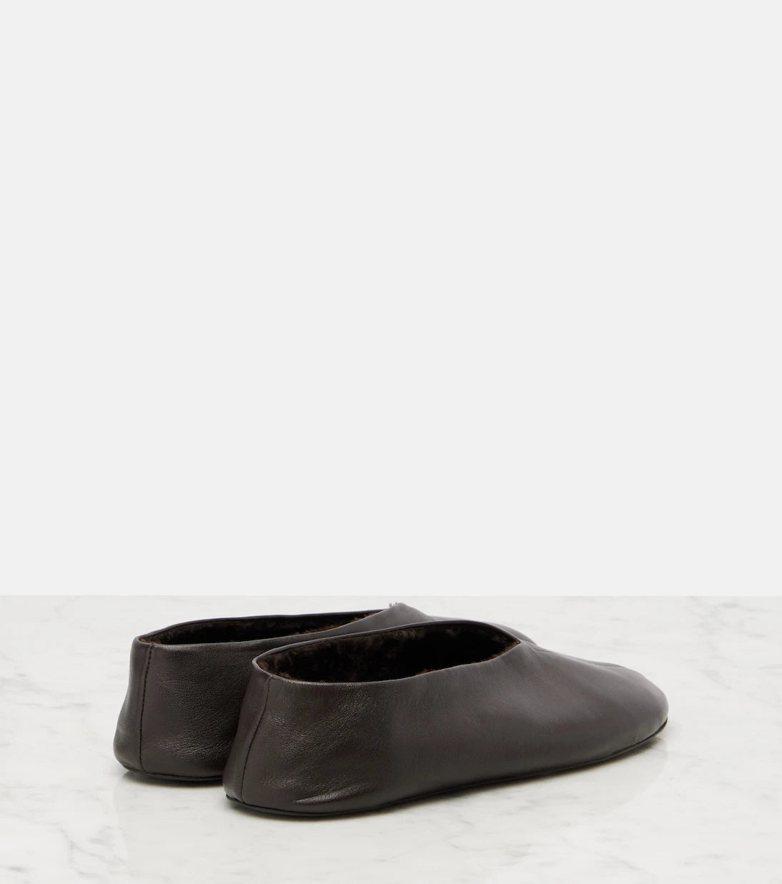 The Row - Stella leather ballet flats
