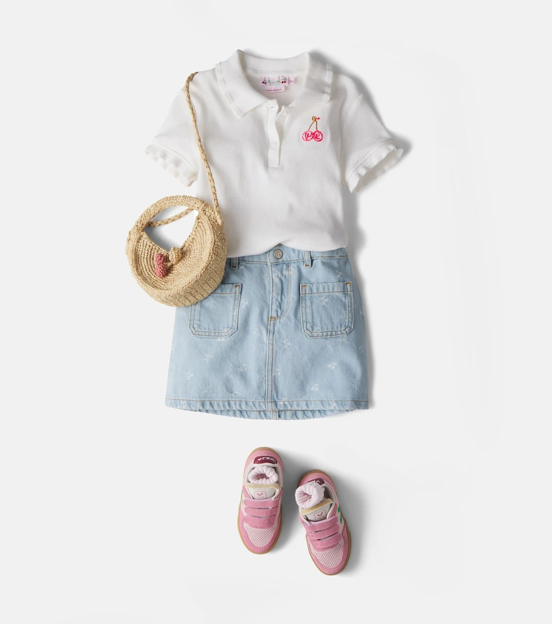 Bonpoint - Gina embroidered cotton polo shirt