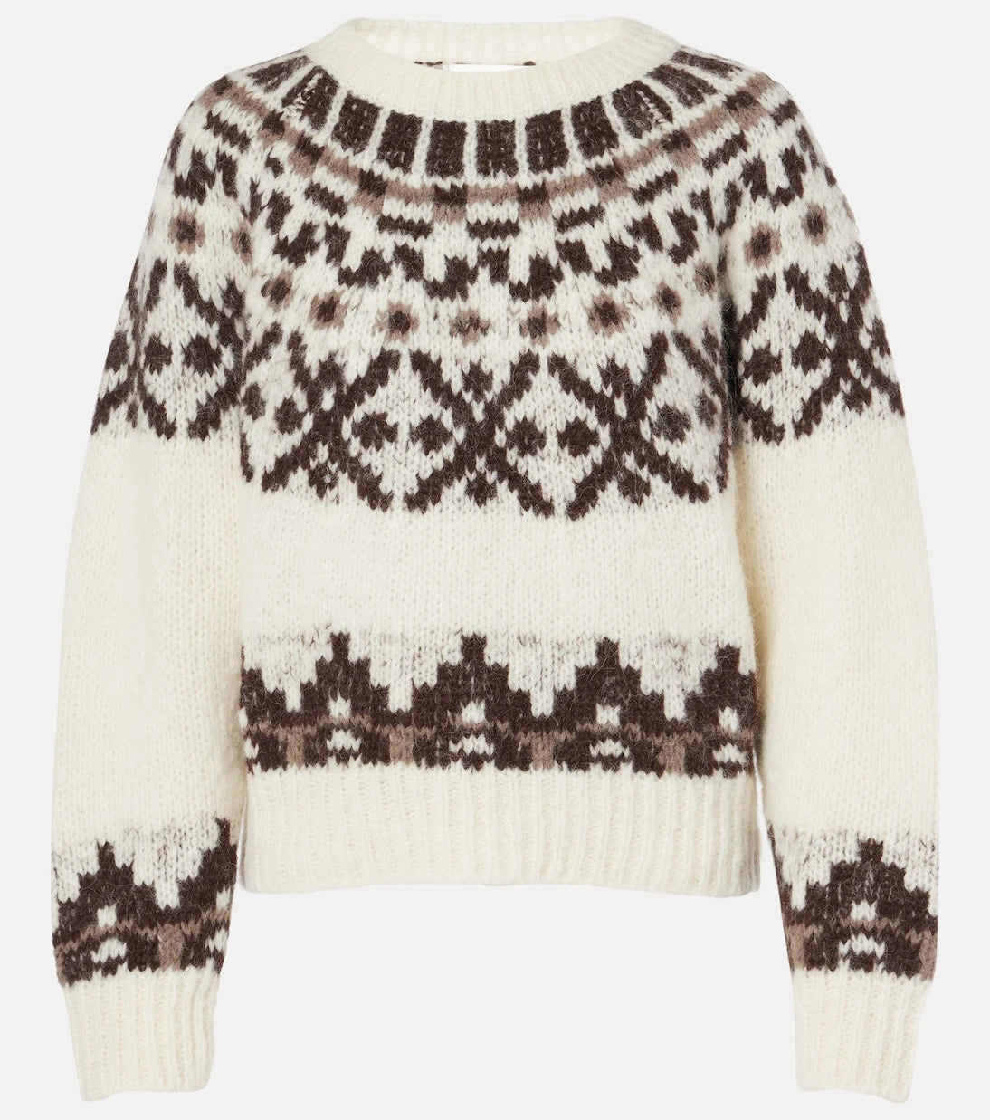 Frame - سترة Fair Isle من مزيج الألبكة