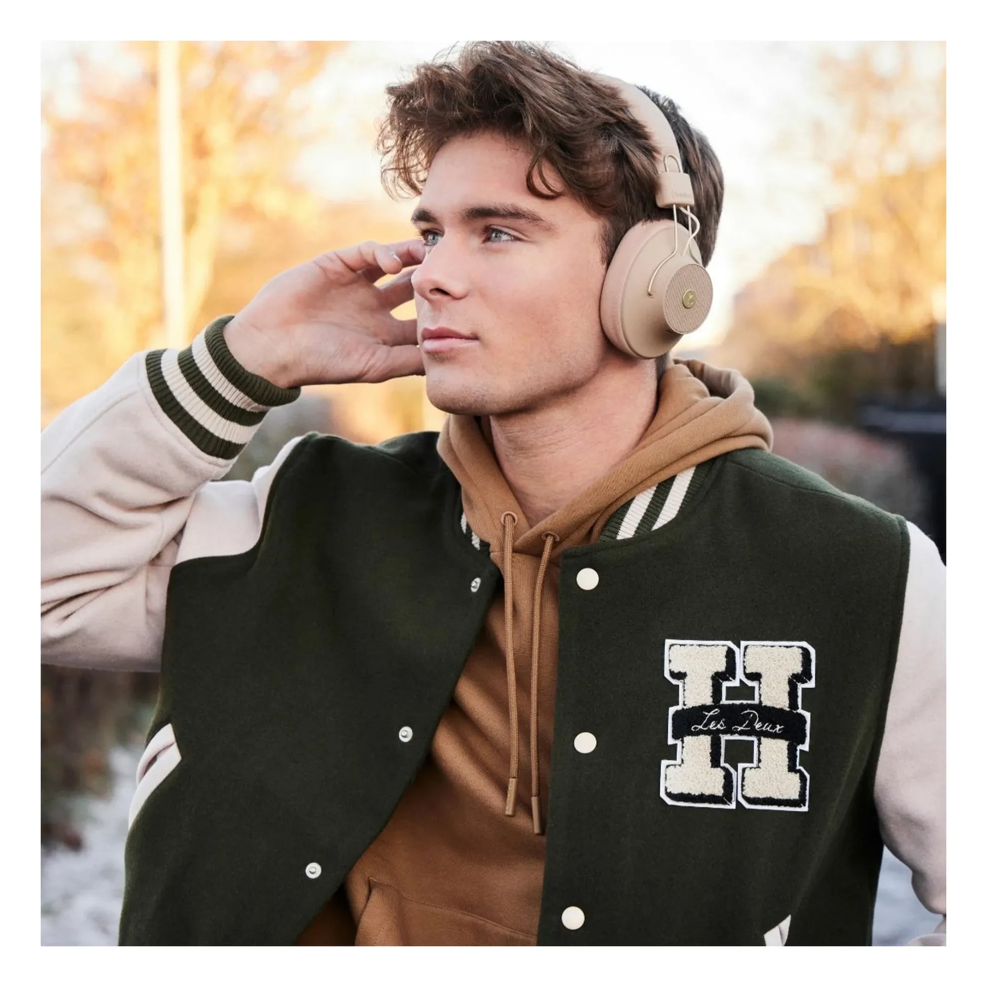 Kreafunk - aBEAT Qi Bluetooth headset | Sand