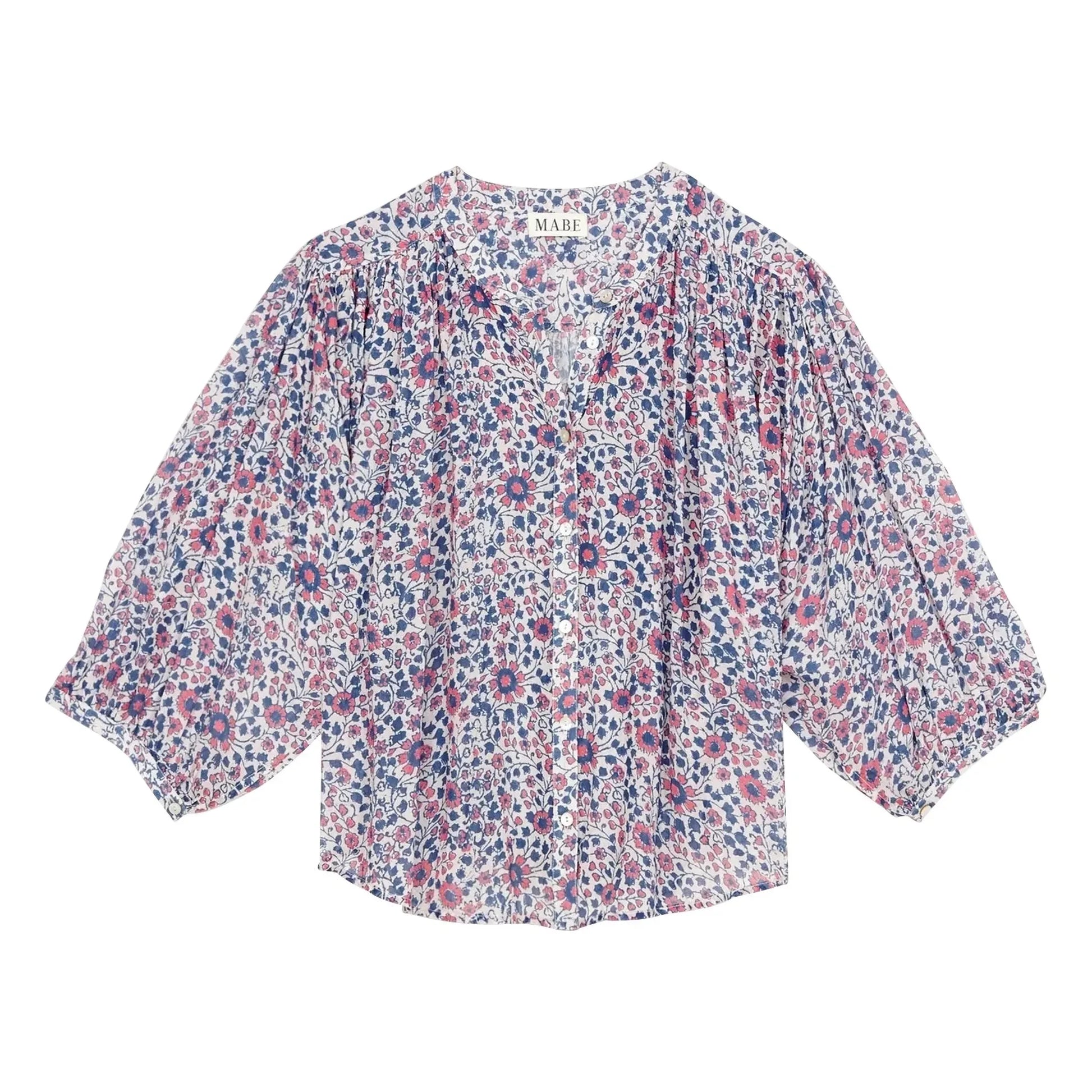 M.A.B.E. - Della Coton blouse | Pink