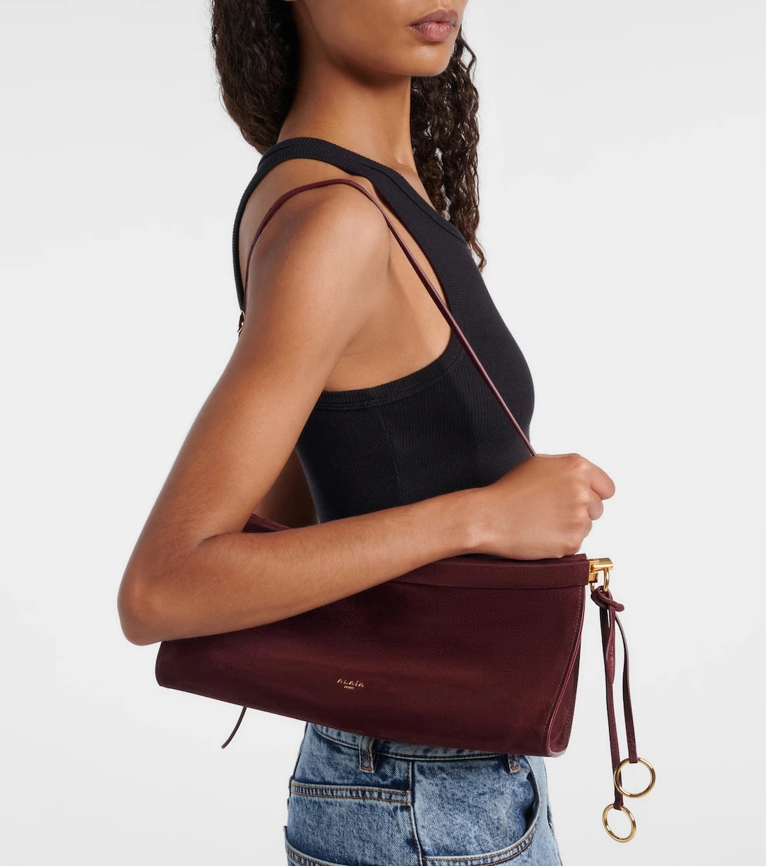 Alaïa - Le Click Medium suede shoulder bag