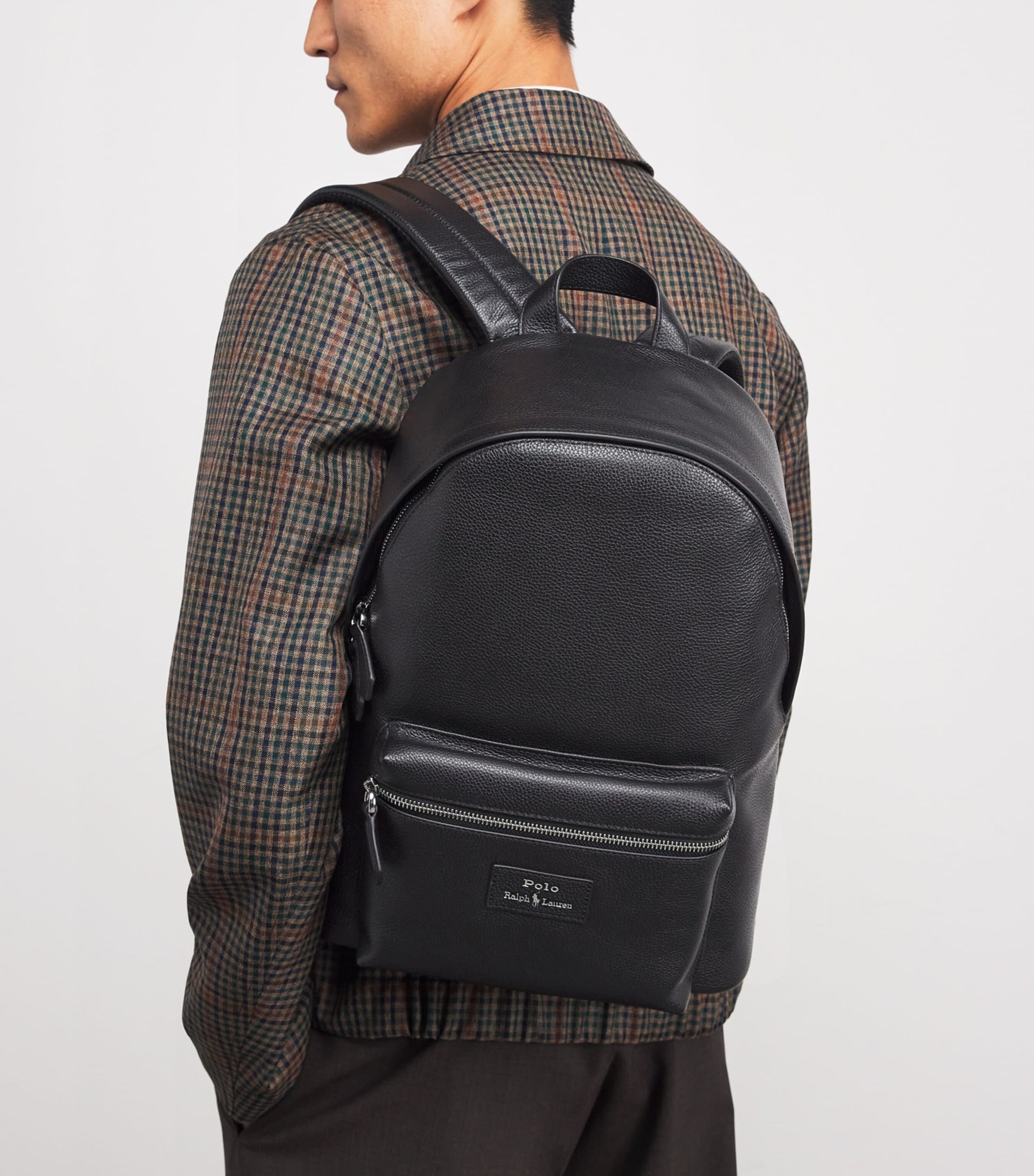 Pebbled Leather Backpack