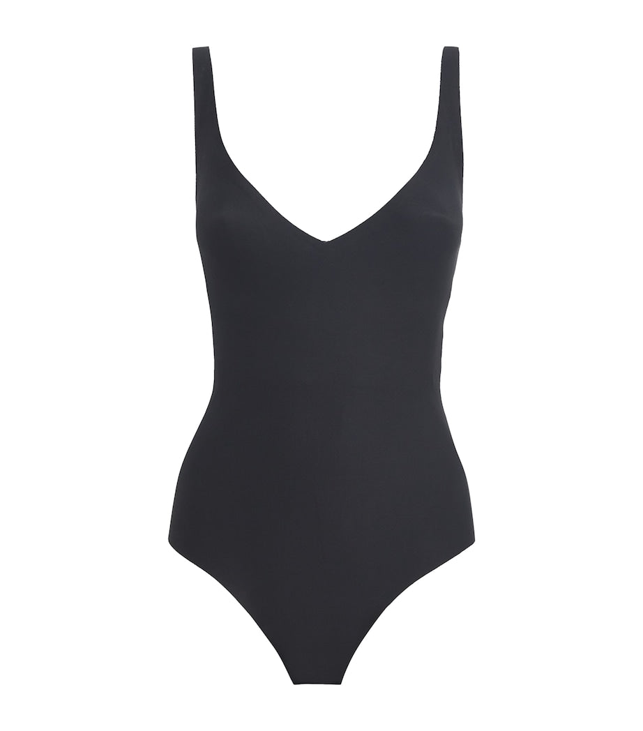 Skims Brown Plunge Bodysuit
