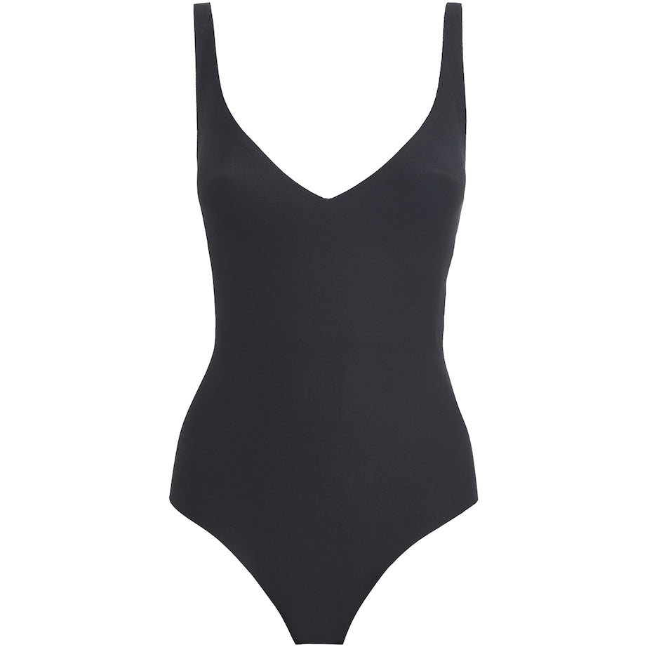 Skims Brown Plunge Bodysuit