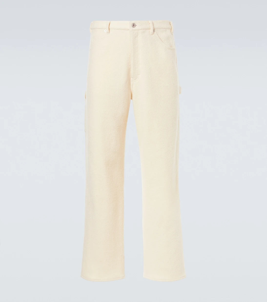 Auralee - Wool tweed wide-leg pants