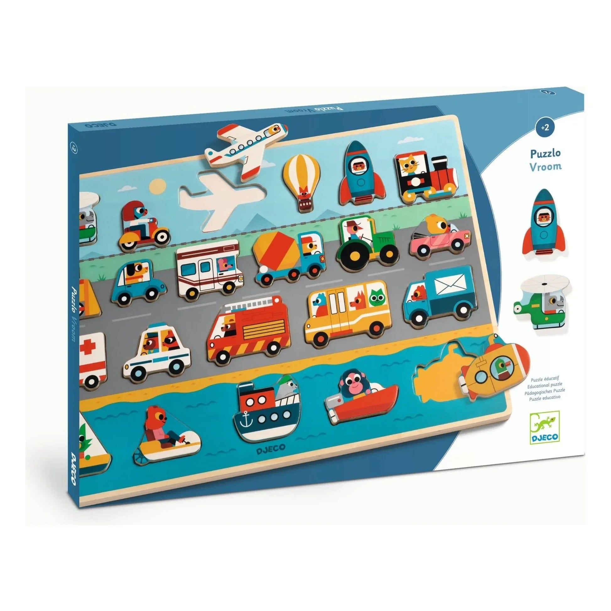 Djeco - Wooden puzzle Zoom