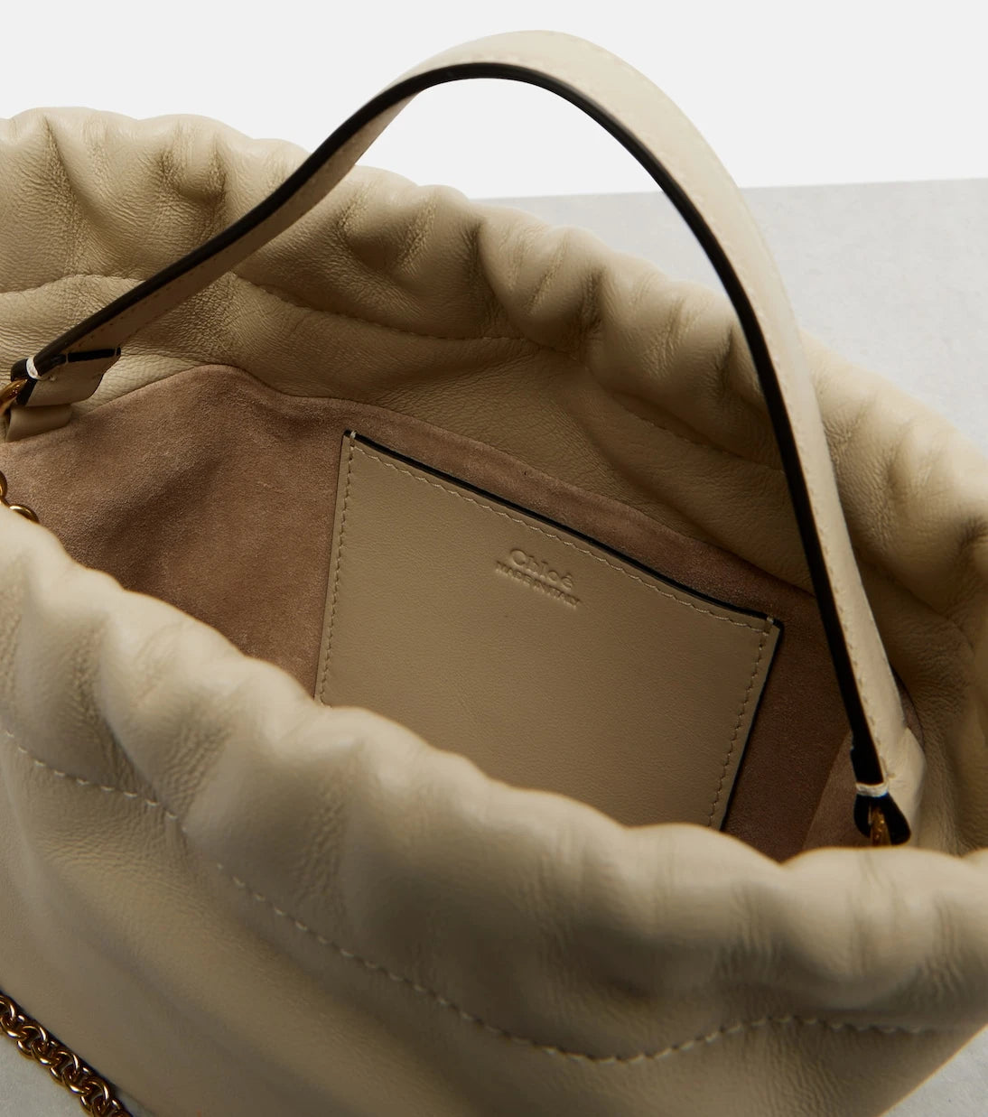 Chloé - Chloé Icons Mini leather bucket bag