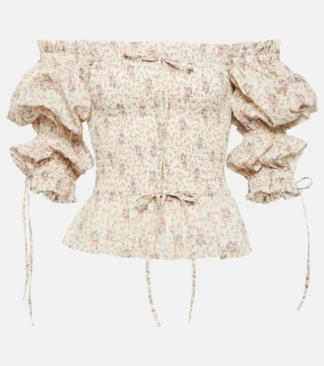 Polo Ralph Lauren - Floral off-shoulder cotton top