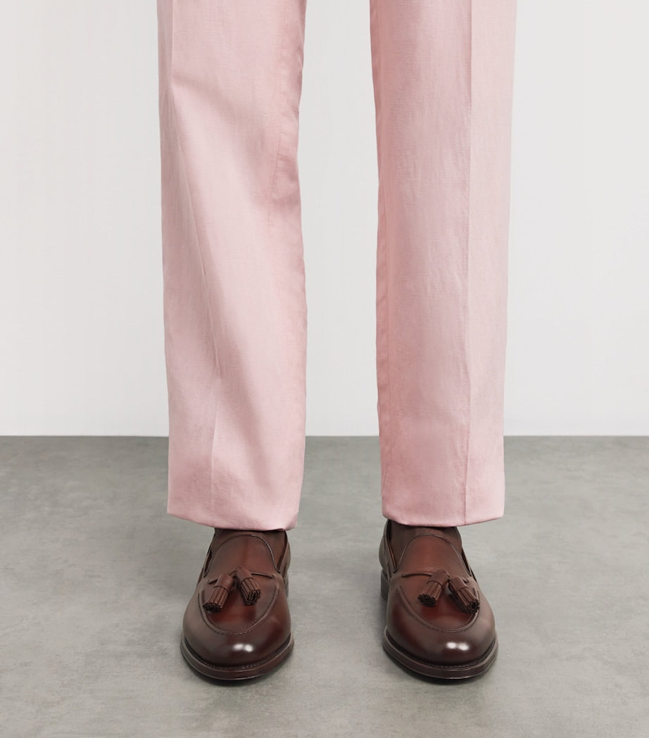 Leather Tasselled Maestra Loafers