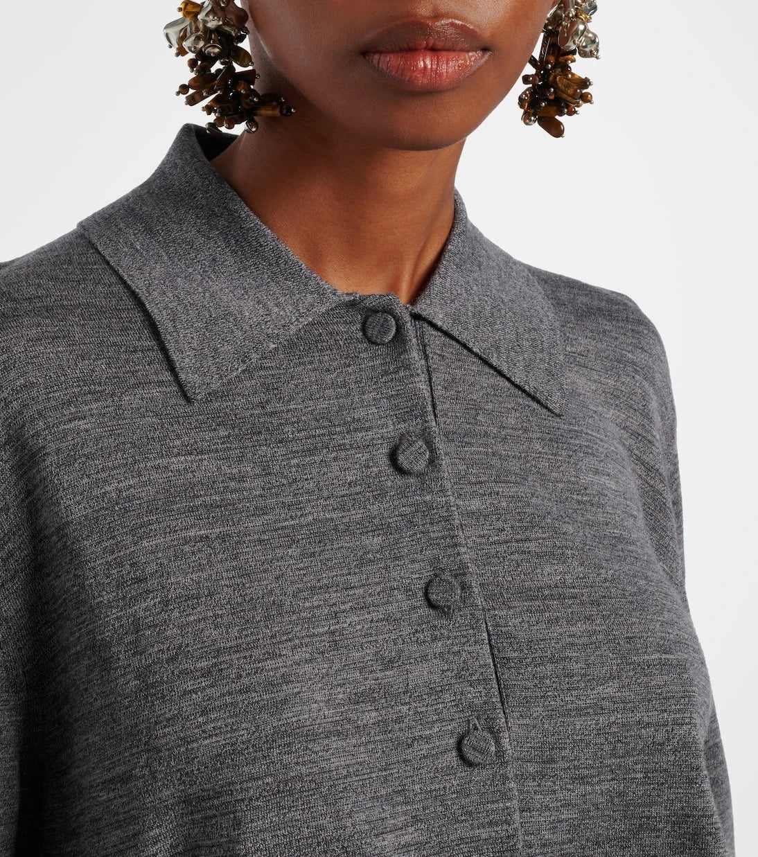 Dries Van Noten - Wool polo sweater