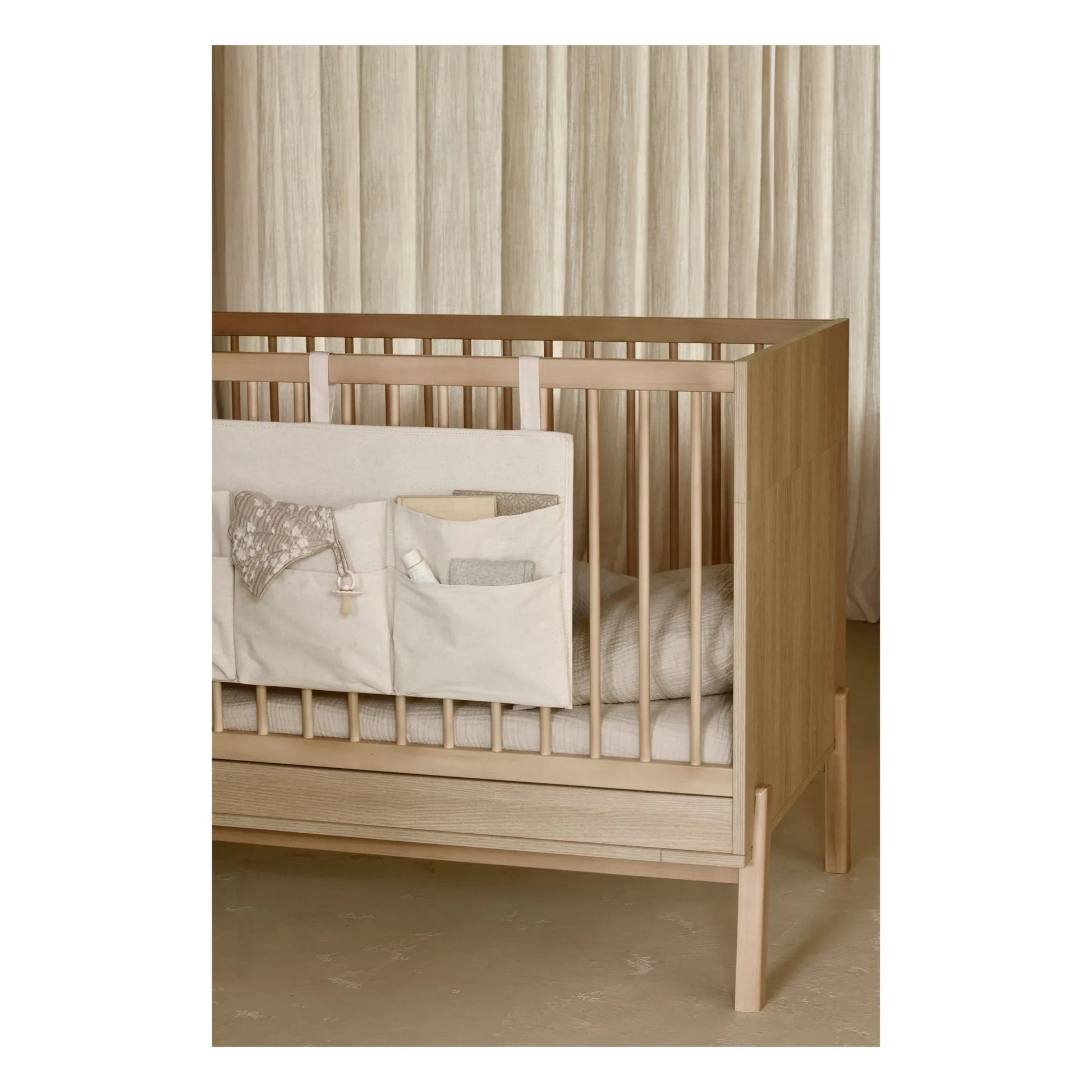 Quax - Ashi cot bed 70x140 cm | Honey