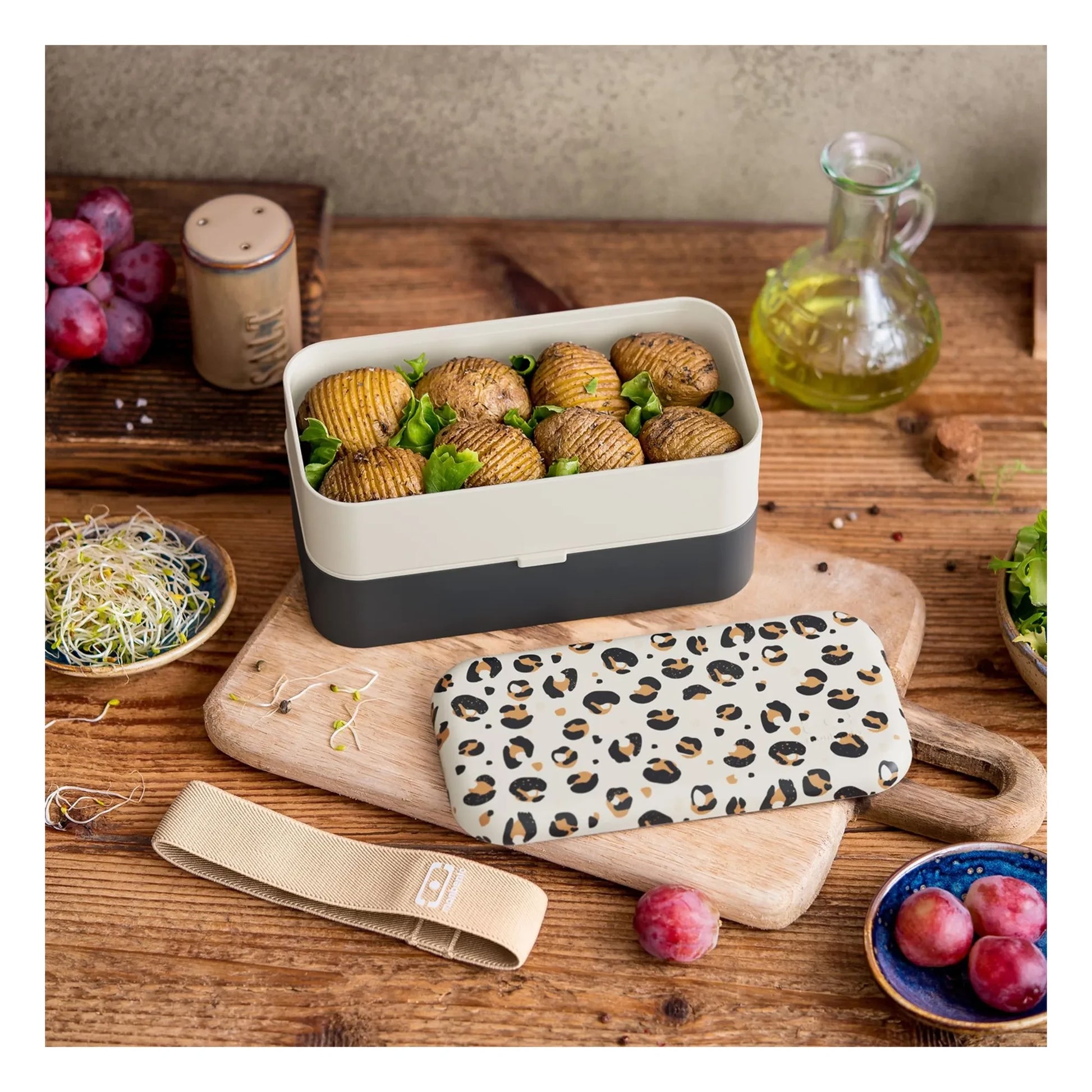 Monbento - Bento 2 compartments Original | Leopard