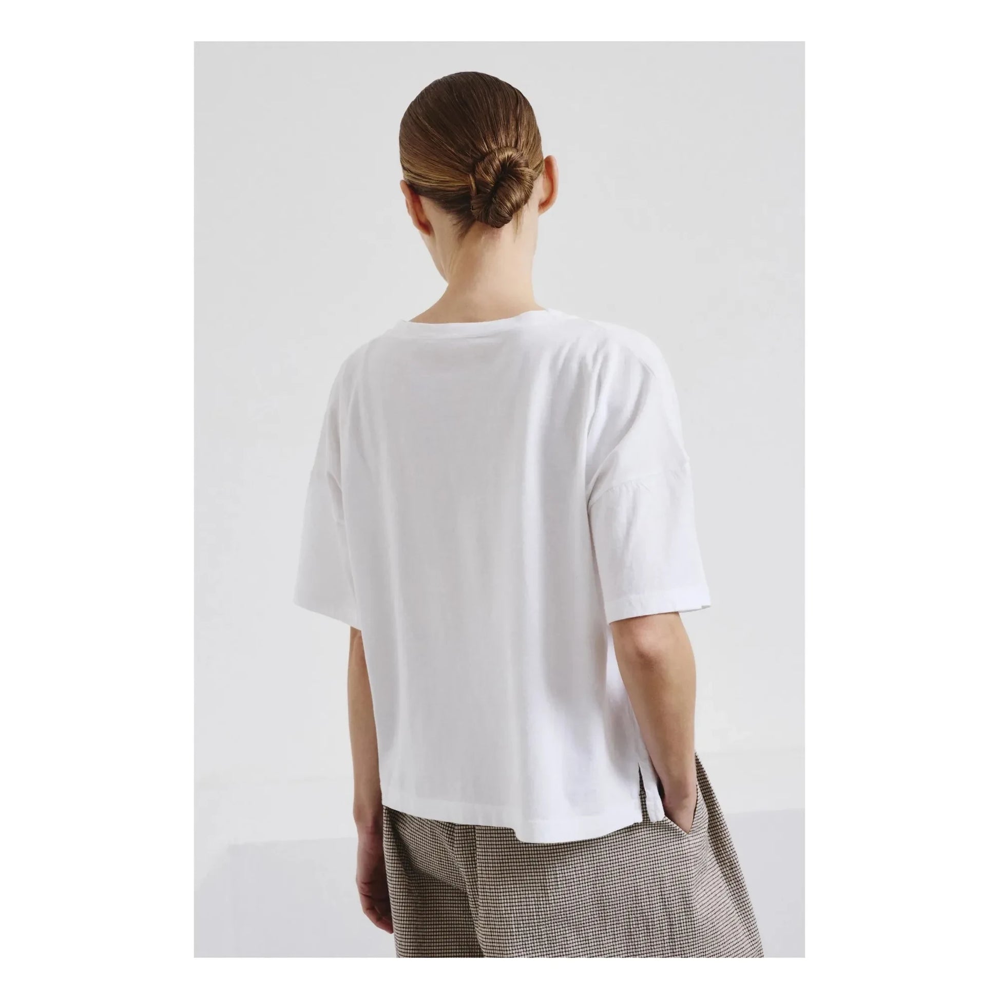 Pomandère - Cotton Jersey T-shirt | White