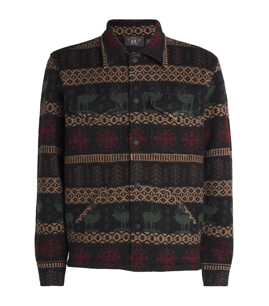 Alpaca-Wool Knitted Overshirt