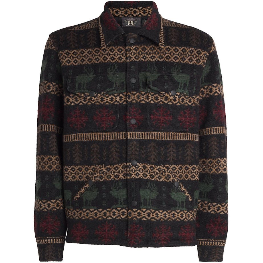 Alpaca-Wool Knitted Overshirt