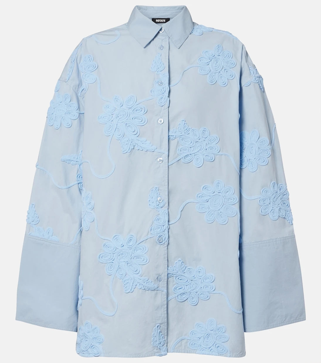 Rotate - Embroidered cotton shirt