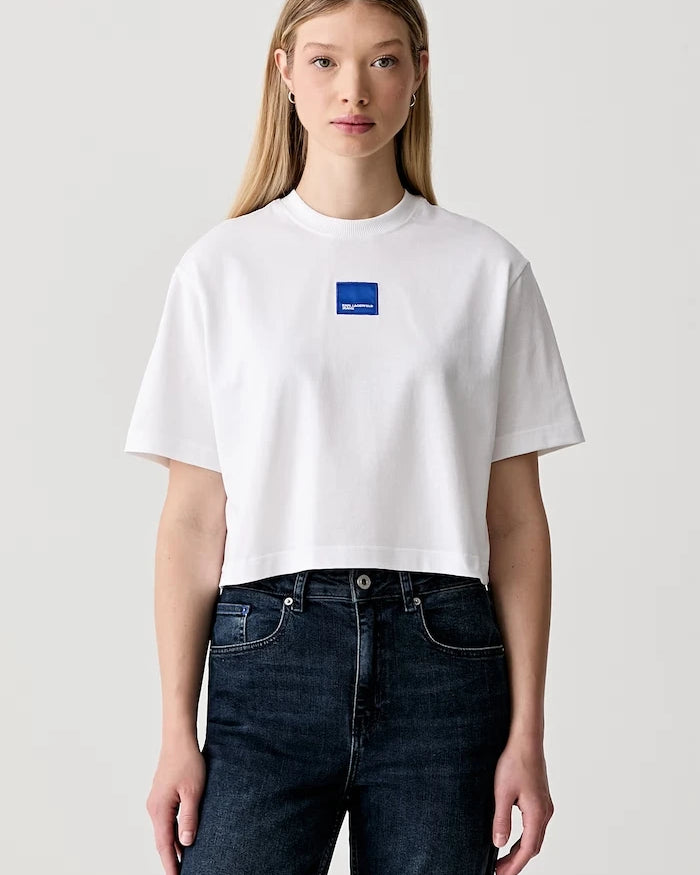 Karl Lagerfeld Jeans kadın pamuklu tişört