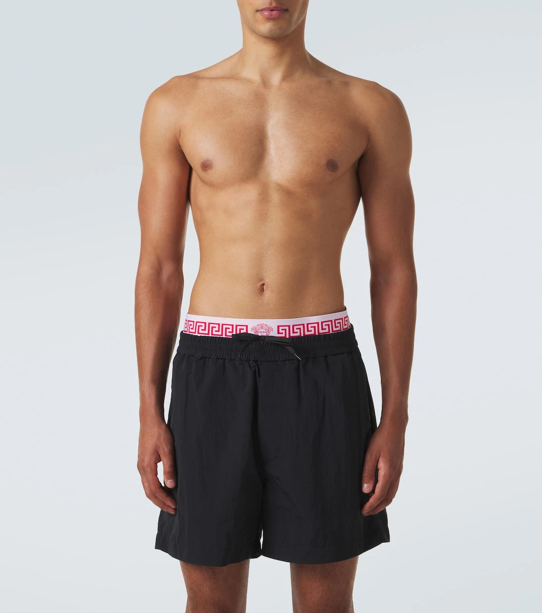 Versace - Layered waistband shorts