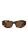 Bottega Veneta Brown Acetate 06J000401 Sunglasses