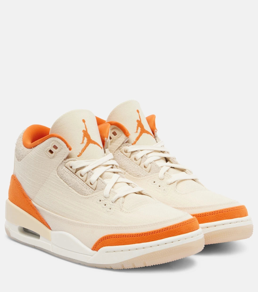 Nike - Air Jordan 3 Retro canvas sneakers
