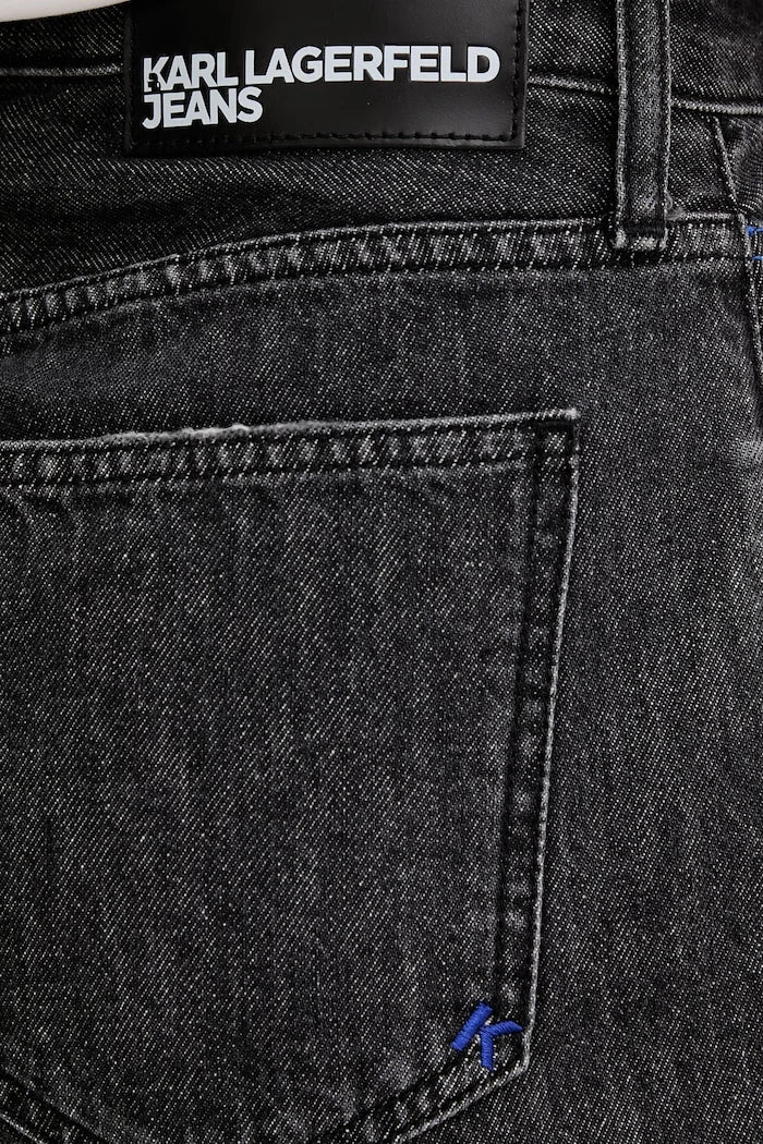 Karl Lagerfeld Jeans kısa pantolon kadın pamuklu