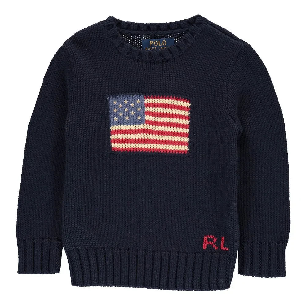 Ralph Lauren - Flag Jumper | Navy blue