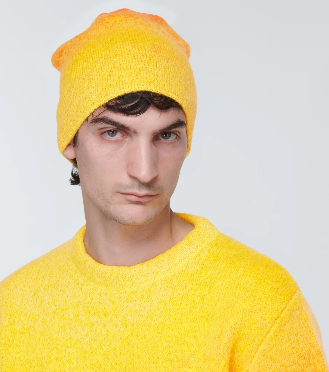 ERL - Gradient mohair-blend beanie