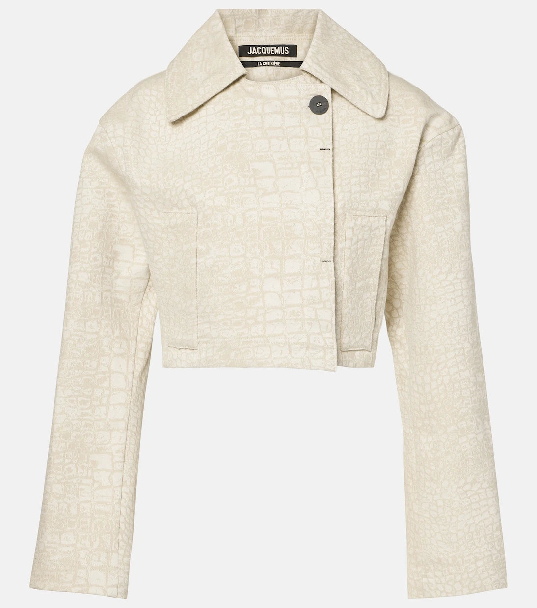 Jacquemus - Marino De-Nîmes croc-effect denim jacket