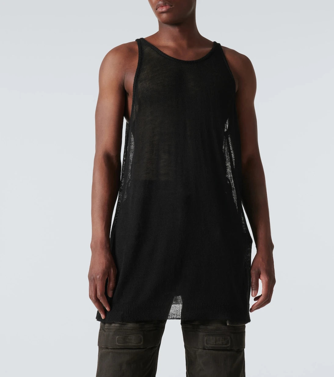 Rick Owens - Maglia virgin wool tank top