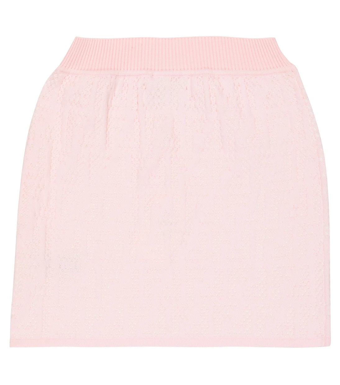Fendi Kids - Pointelle cotton skirt