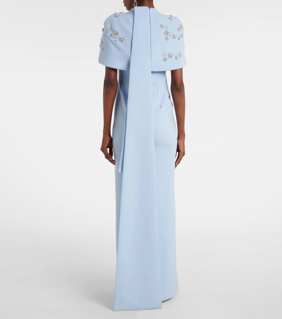 Safiyaa - Embellished caped gown