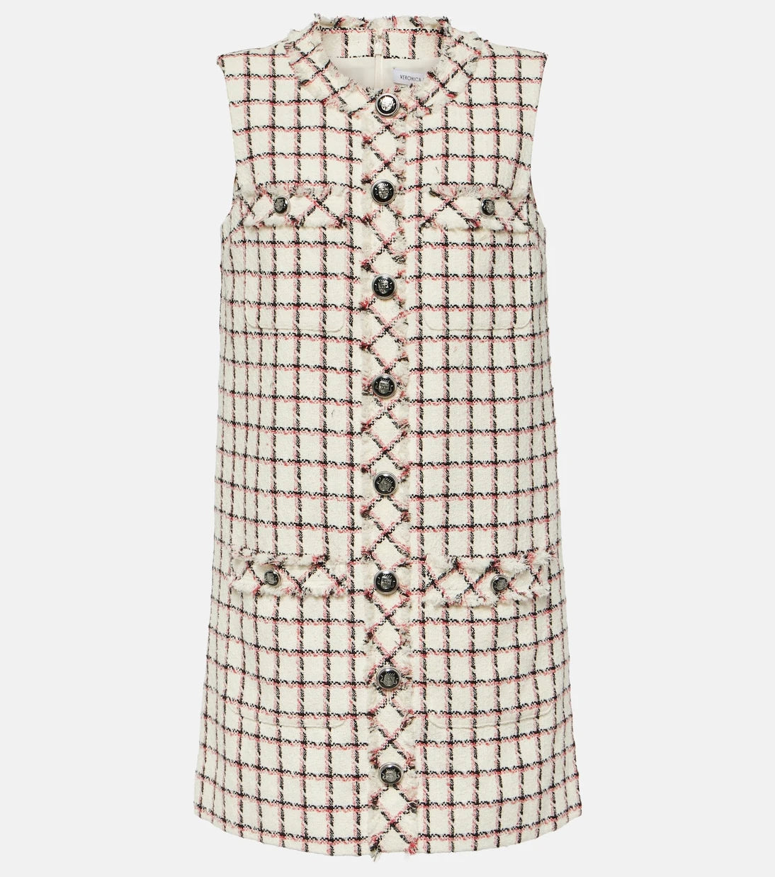 Veronica Beard - Laurel cotton-blend tweed minidress