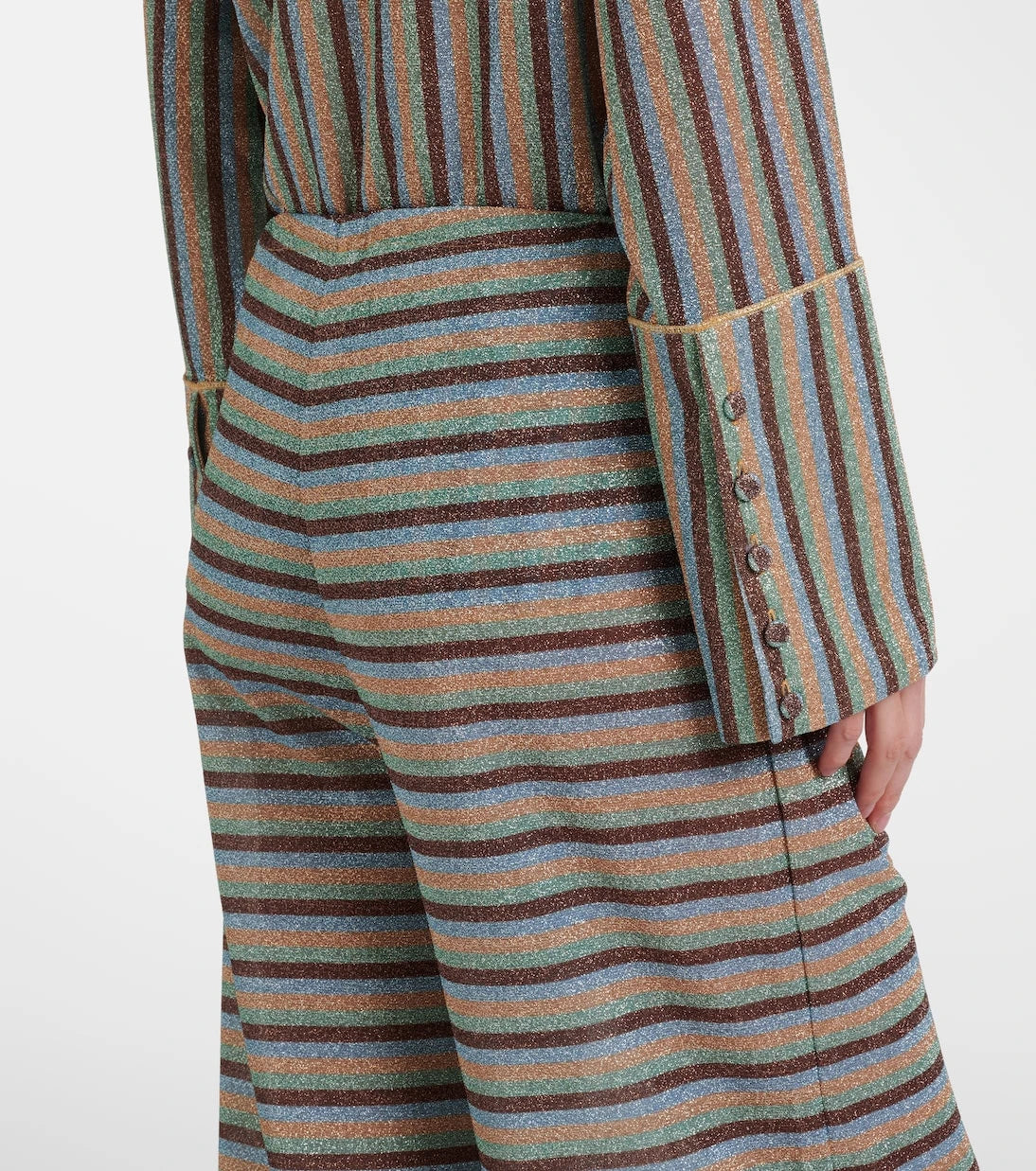 Oséree - Lumière striped wide-leg pants