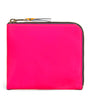 Comme Des Garçons Wallet Small Leather Super Fluo Wallet