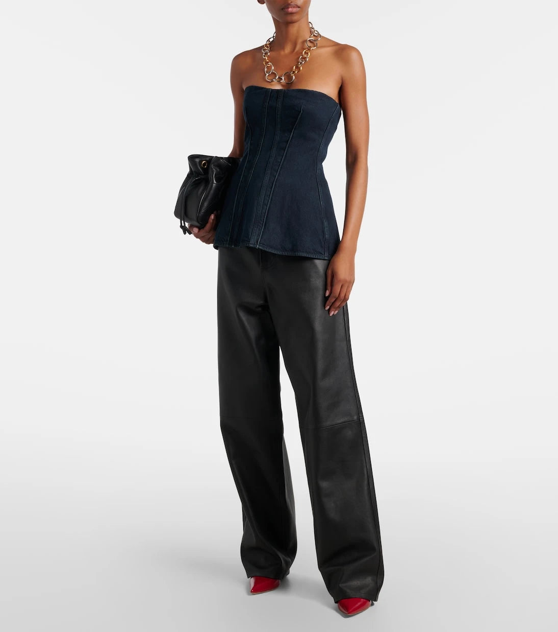 Agolde - Lara denim corset