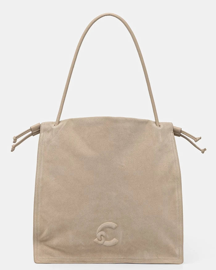 Coccinelle шопинг чанта дамска от велур COCCINELLEDULSE SUEDE