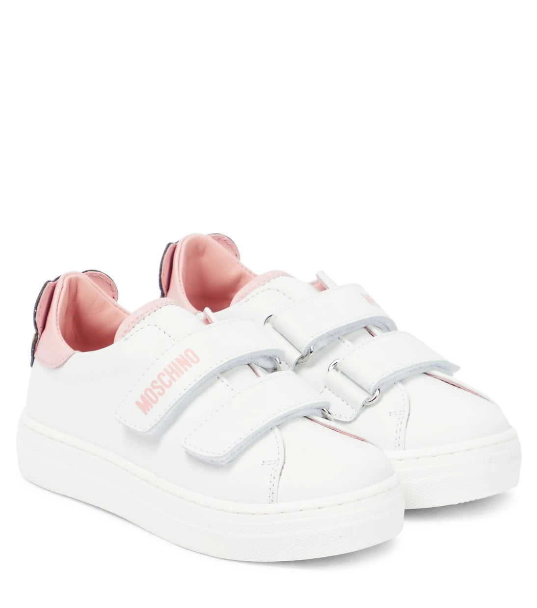 Moschino Kids - أحذية رياضية جلدية
