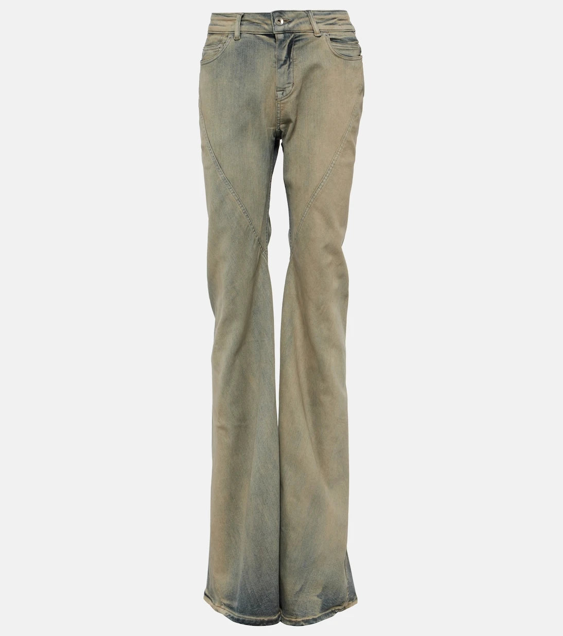 Rick Owens - DRKSHDW mid-rise flared jeans