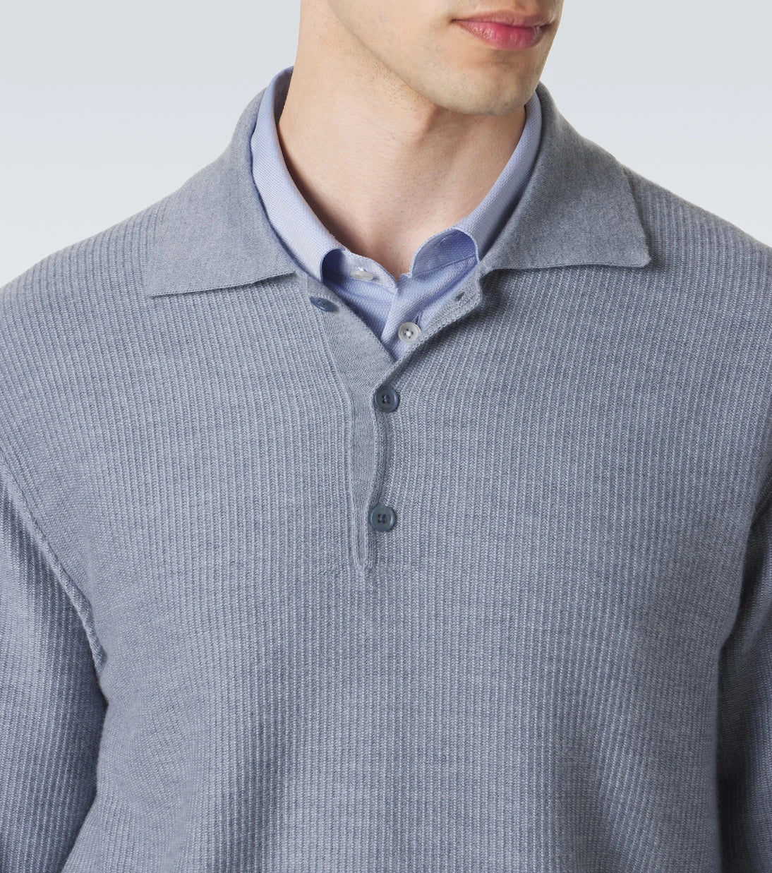 The Row - Bertram cashmere polo sweater