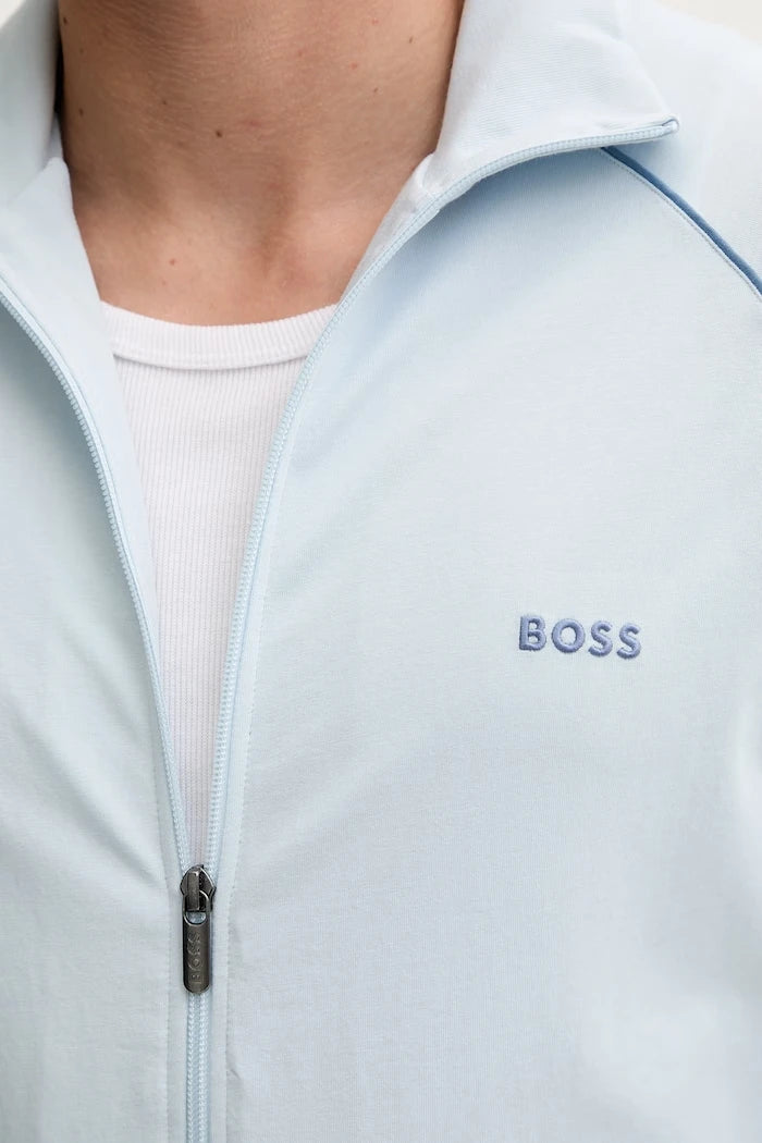 BOSS Erkek Pamuk ve Elastan Fermuarlı Sweatshirt Mix&Match Jacket Z