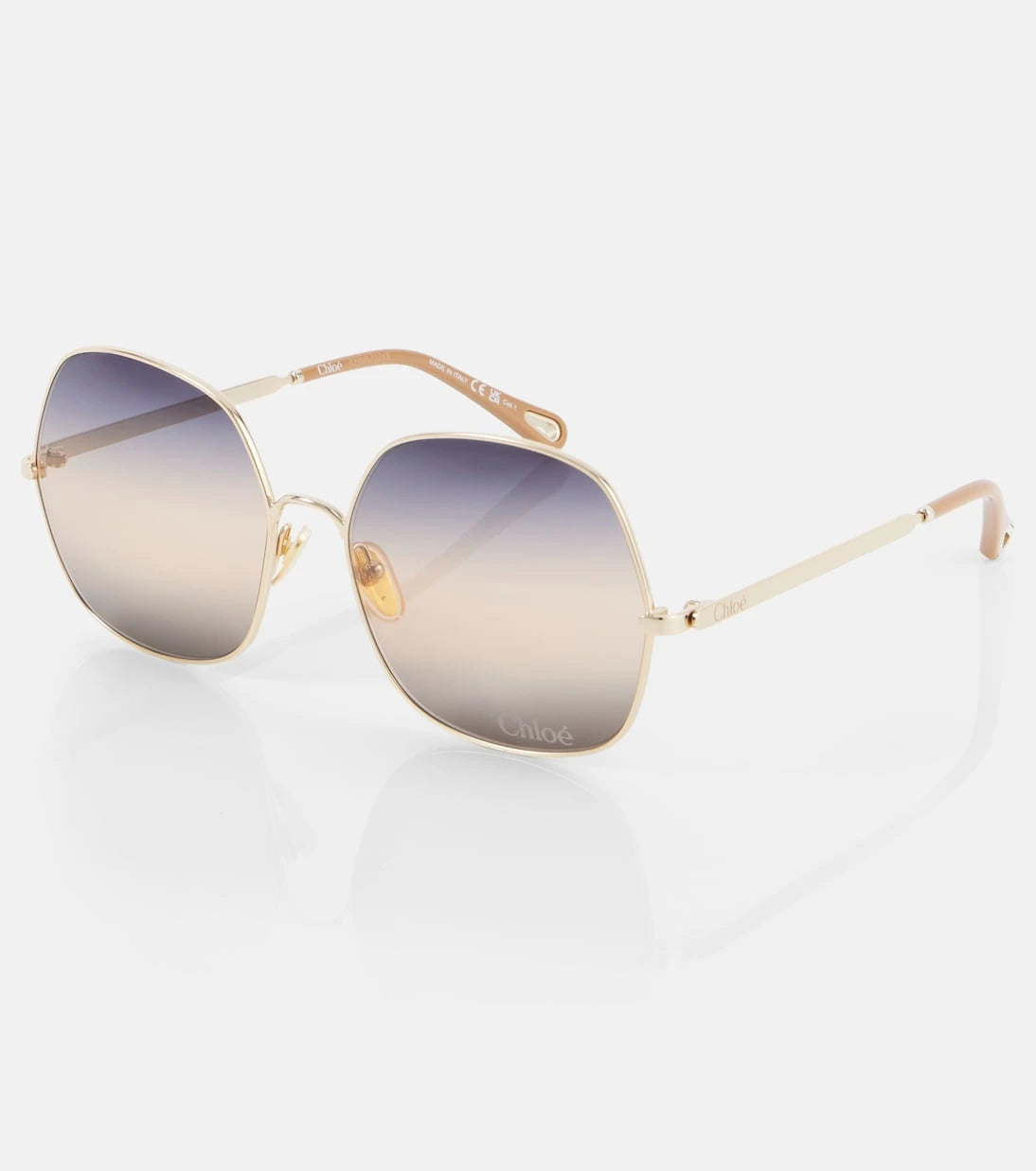نظارة شمسية كبيرة الحجم طراز Aly من Chloé