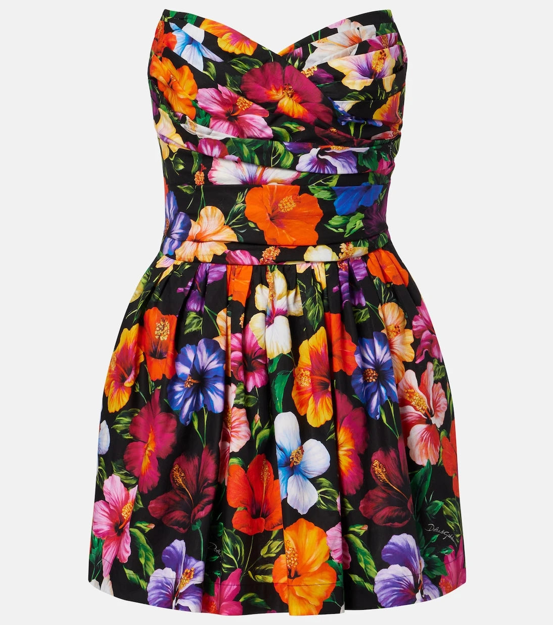 Dolce&Gabbana - Floral cotton minidress