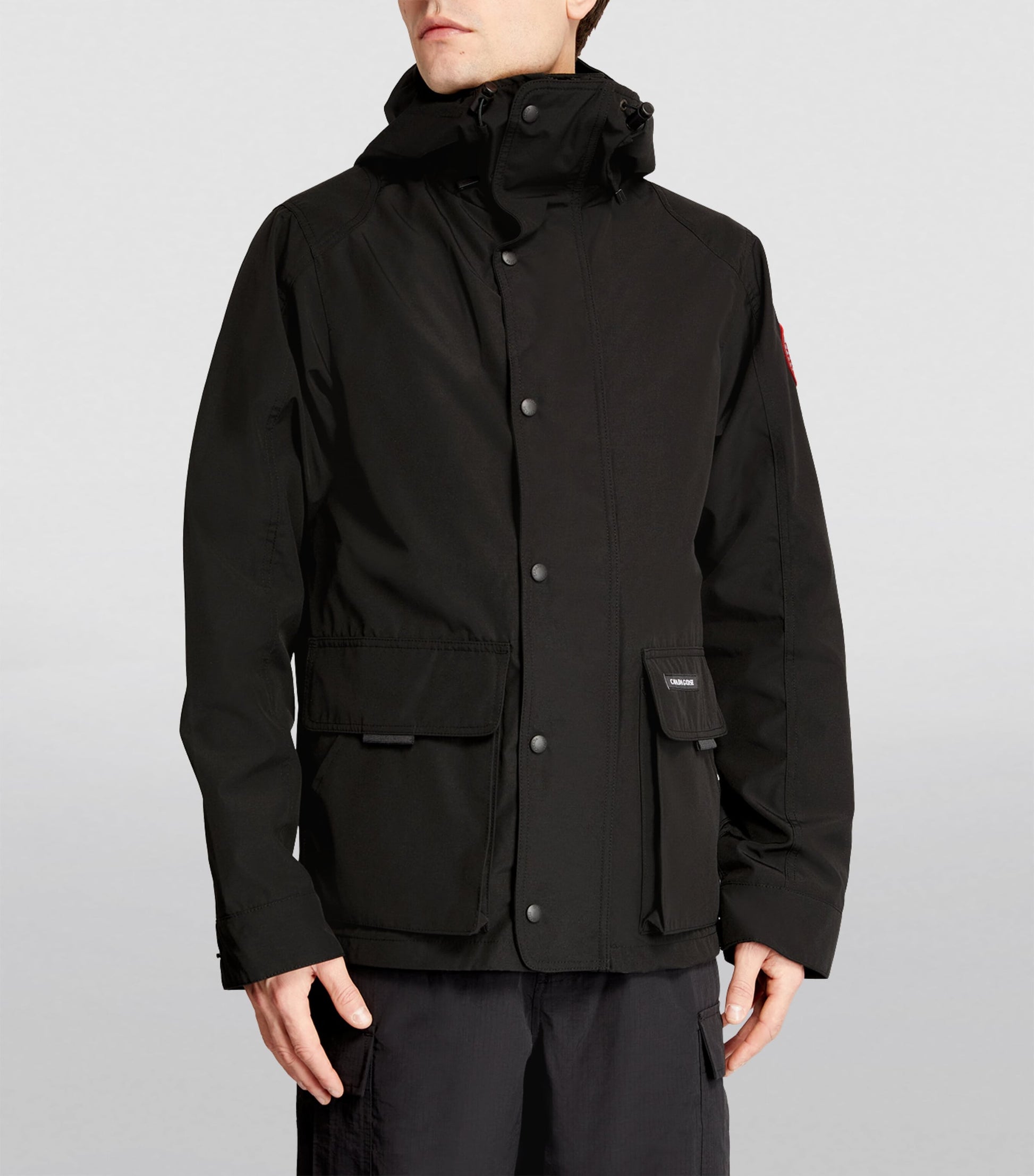 Canada Goose Black Lockeport Hooded Jacket