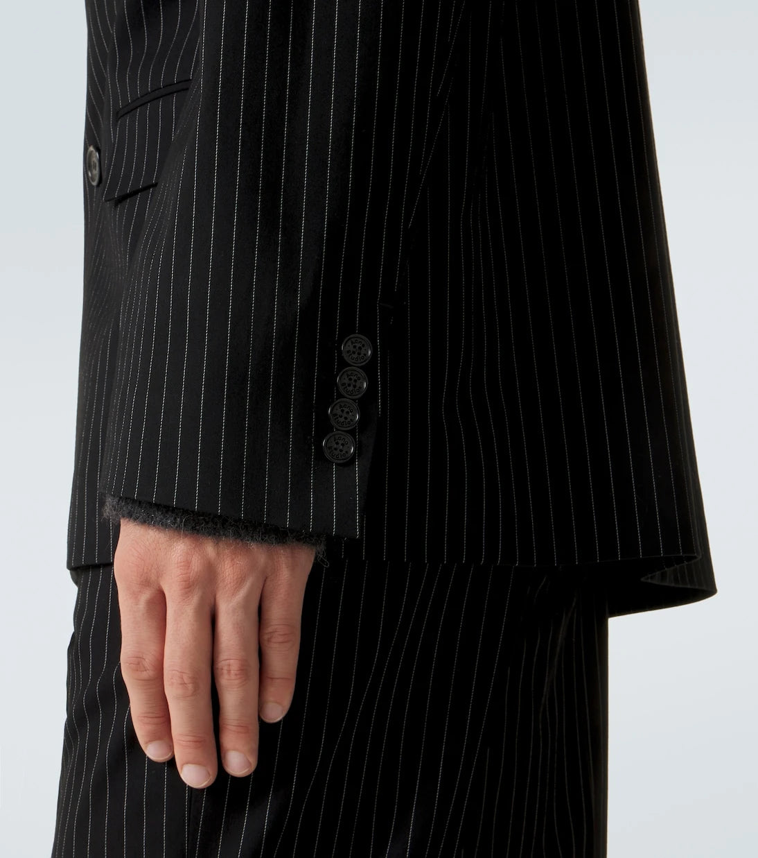 Acne Studios - Striped double-breasted blazer
